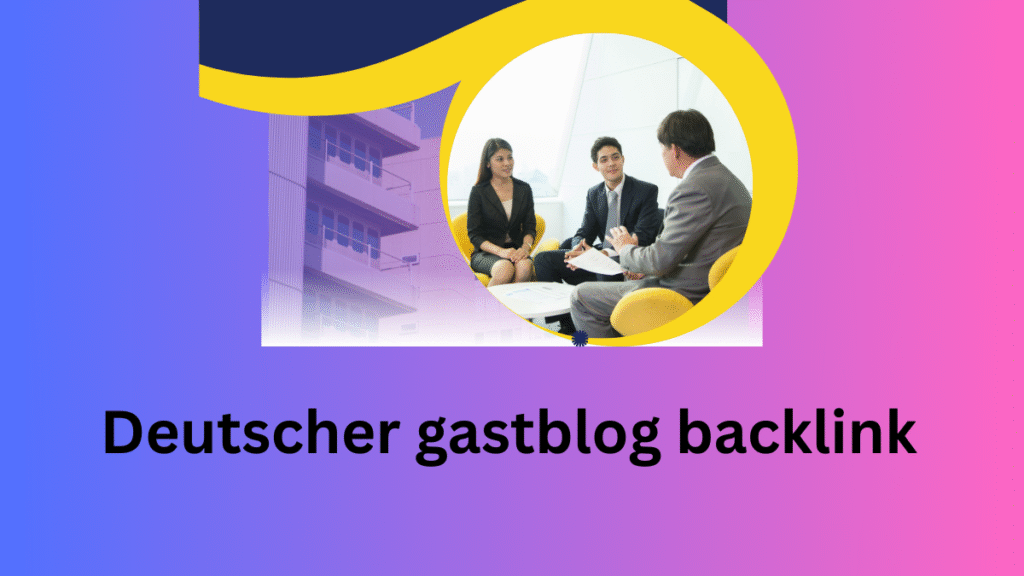 Deutscher gastblog backlink