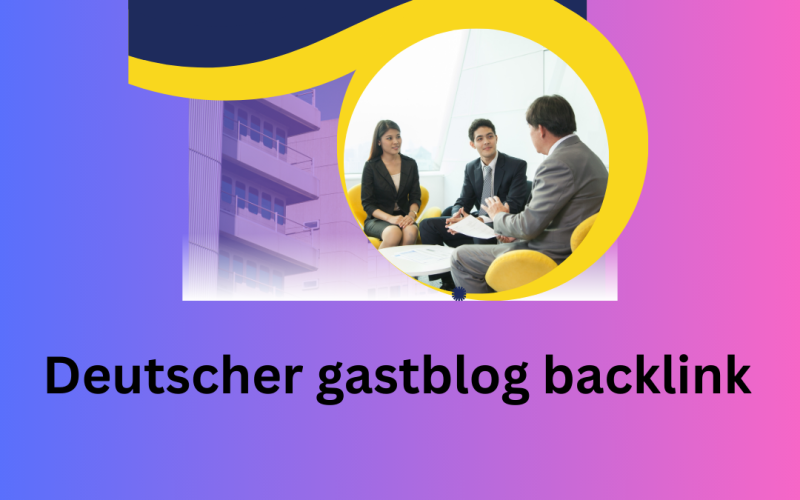 Deutscher gastblog backlink